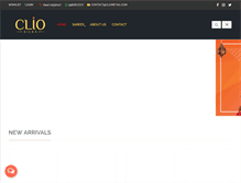 Tablet Screenshot of clioretail.com